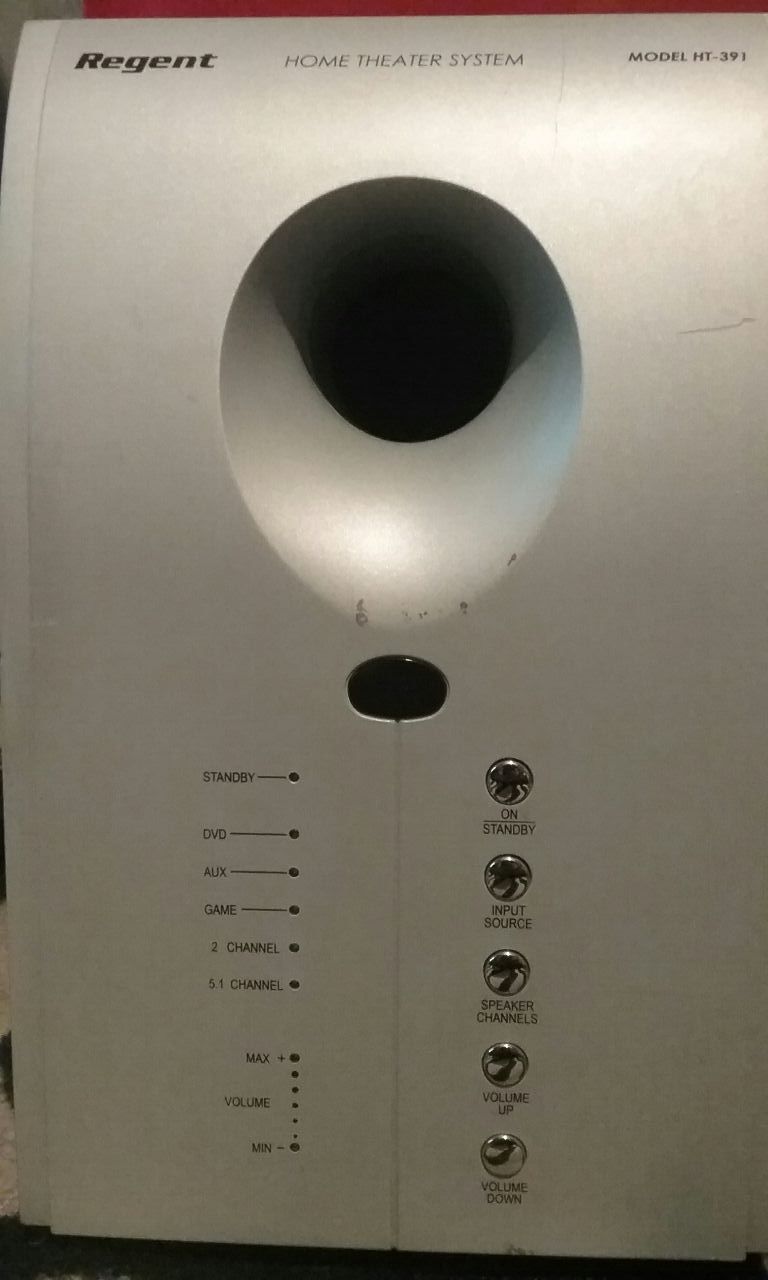 REGENT HOME THEATER SYSTEM MODEL# HT-391
