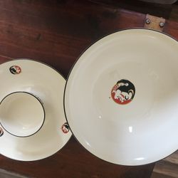 Seminoles Bowl And plate Chips & Dip 
