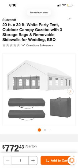 Party tent 20x32
