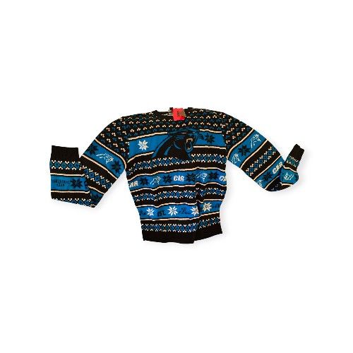 NFL Carolina Panthers Big Logo Ugly Sweater