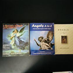 Collection of three books on angels