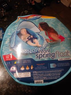 Infant Spring Float, Infant Floats, Baby Sun Canopy 