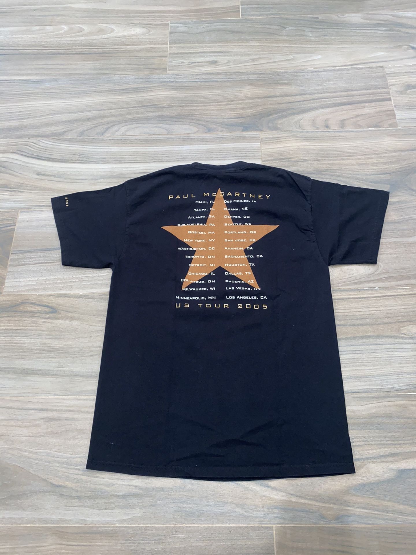 VTG Paul McCartney US Tour 2005 Shirt, Size: Large