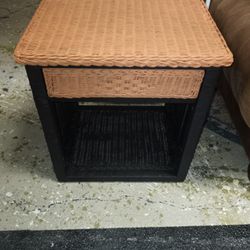 Small Wicker Side Dresser