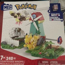 Mega Block Pokemon Country Side Windmill