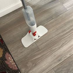 OXO Good Grips Microfiber Spray Mop with Slide-Out Scrubber $30 without Microfiber Mop Pad