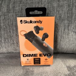 Skullcandy S2DTW-S740 Dime Evo TWS Black Earbuds - New Sealed! Free Shipping!