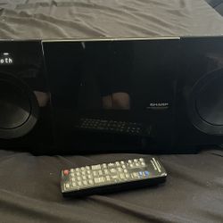 Sharp Bluetooth CD Speaker w/ Remote