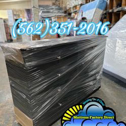 Black Eight Drawer Dresser With Rails New Chest Cajonera Comoda Gaveta 