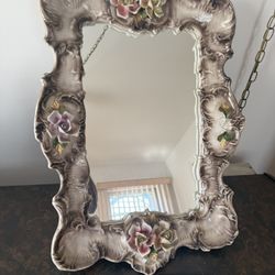 Italian Imported Mirror & Shelf