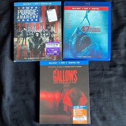 Blue Rays Horror Lot Of 3