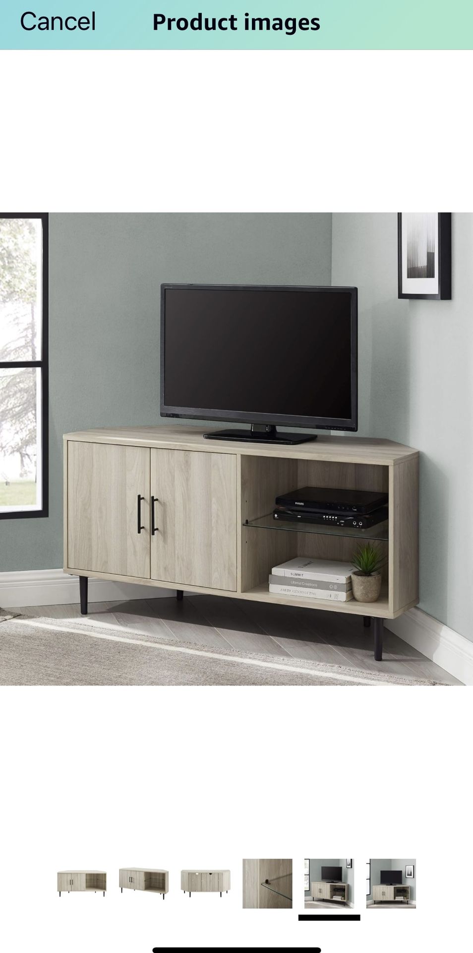 Corner Stand Console/ Corner Storage Organization