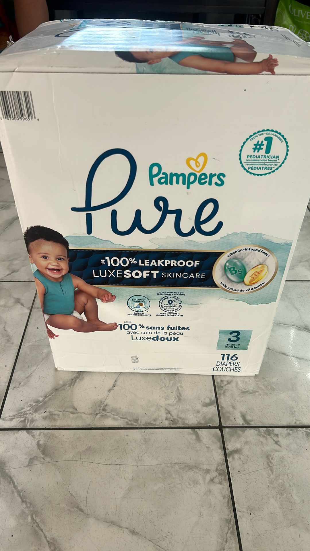 Pampers Pure LuxeSoft Skincare