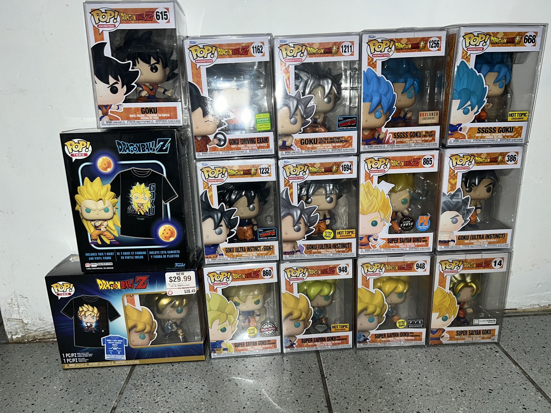 Goku Funko lot deal!!!!