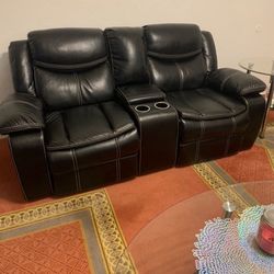 Vendo sale de 3 piesas y mesitas de centro