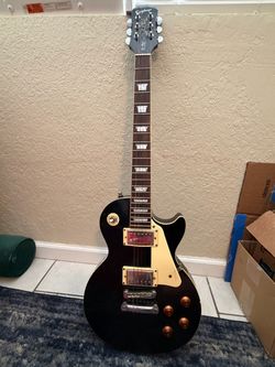 Epiphone Les Paul Standard Black Made Mid 2000s