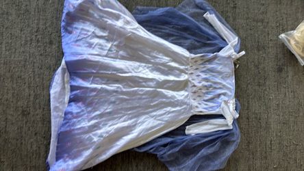 Elsa costume White and Blue.