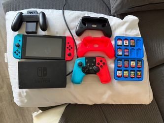 Nintendo Switch with 13 games