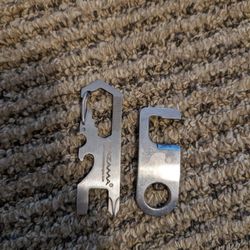 Multi Tool Keychain And A Bottle Opener Keychain 
