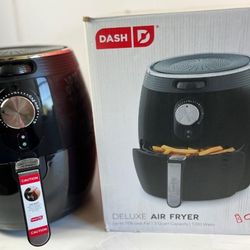 Dash Deluxe Electric Air Fryer + Oven Cooker with Temperature Control #880