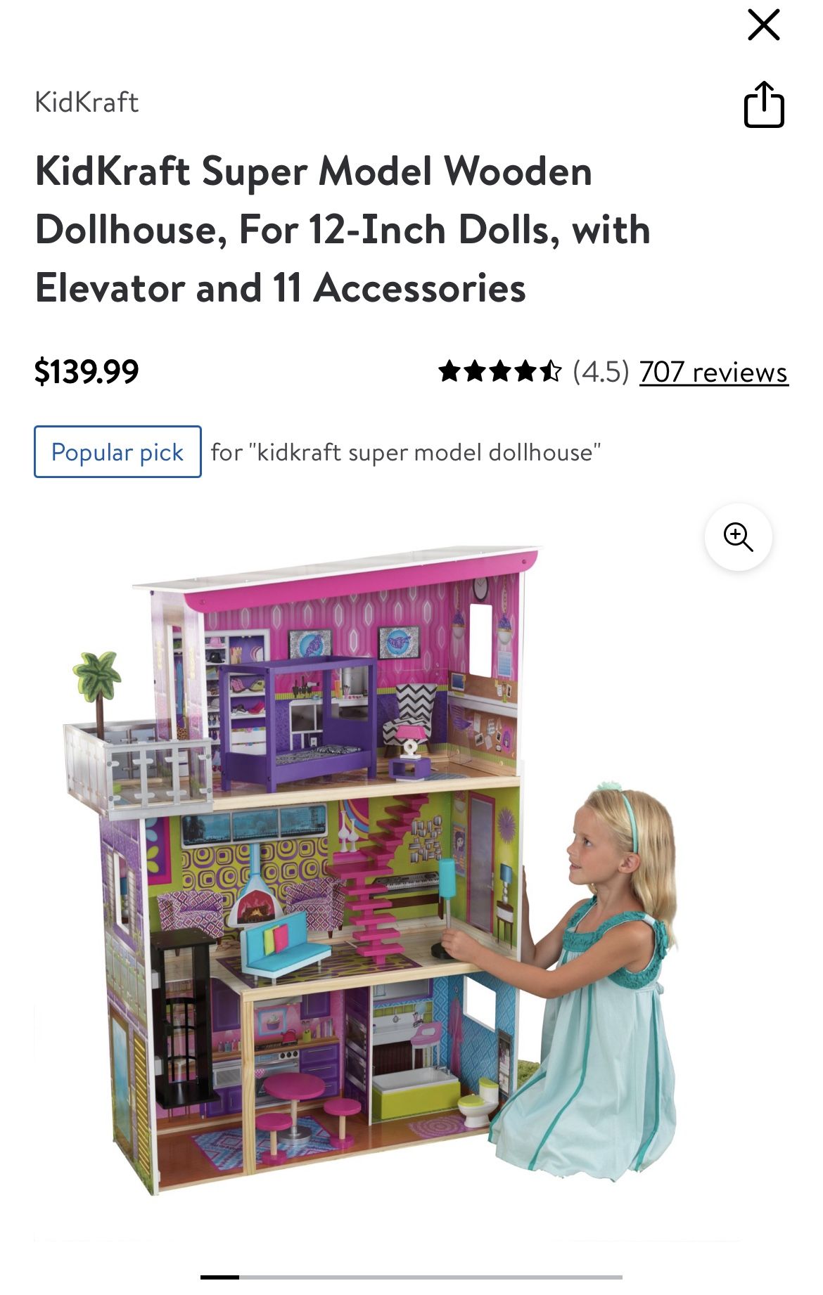 Kidkraft dollhouse