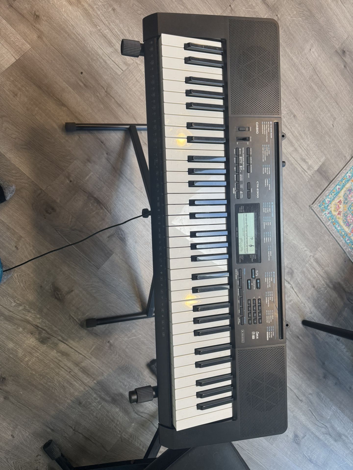 Casio Keyboard And Chair