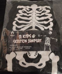 Brand New Halloween Toddler Skeleton Jumpsuit Size 3T - 4T $25 Pick Up Only No Holds In Bakersfield In The 93308 Area 