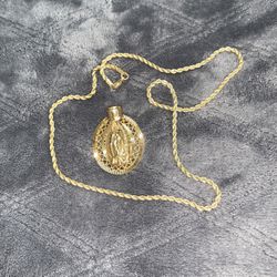 Super Clean Gold Plated Rope Chain