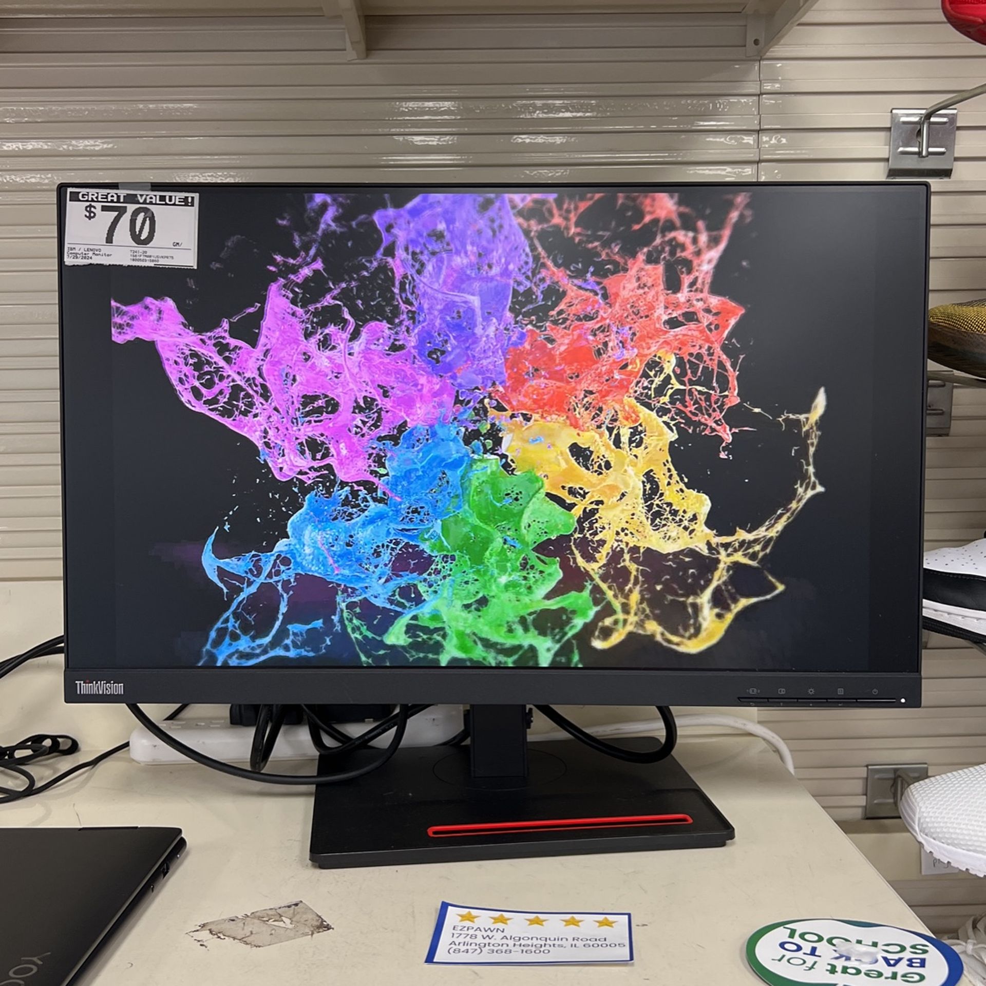 Lenovo T24i-20 Computer Monitor 24”