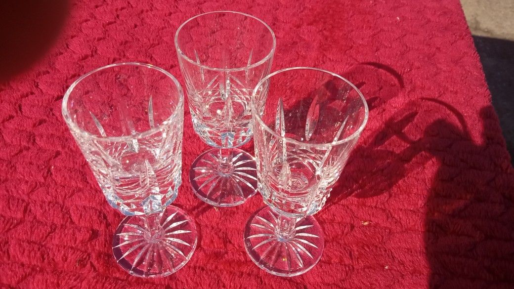 3-Crystal Shot Glasses 