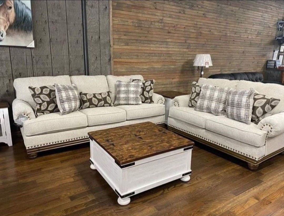 🍄 Harleson Sofa And Loveseat Set | Sectional | Sofa | Loveseat | Couch | Sofa | Sleeper| Living Room Furniture| Garden Furniture | Patio Furniture