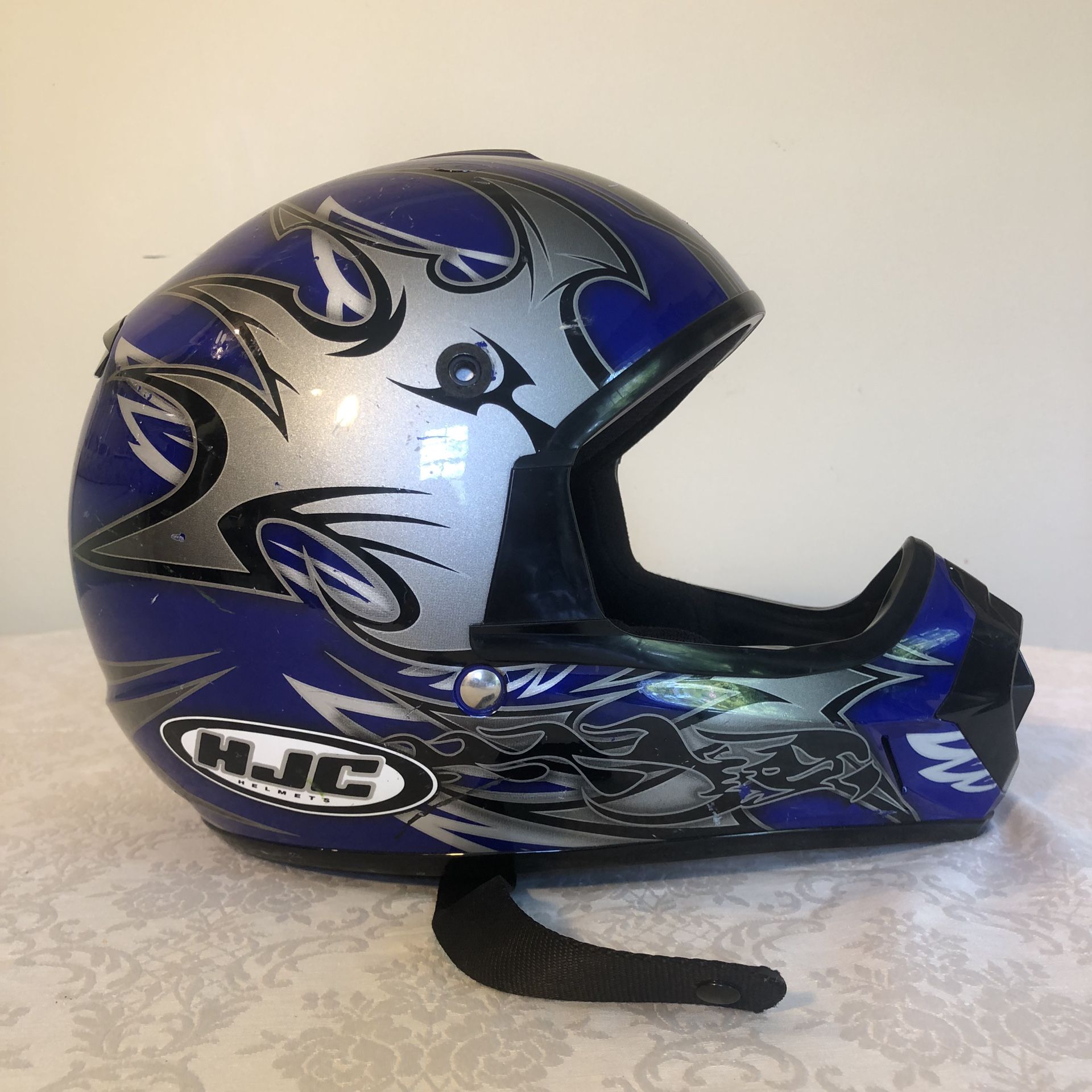 MOTOCROSS HJC HELMET ~ CL-HY FRENZY ~ LIGHTLY USED ~ EXCELLENT CONDITION