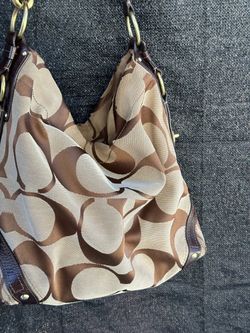 Coach Signature Canvas Shoulder Bag