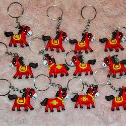 Chinese New Year, Year Of The Horse 3D Keychains 