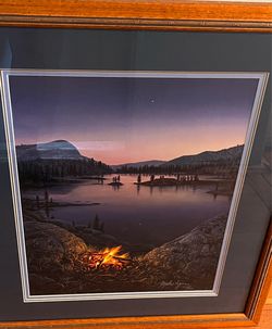 Limited Edition print titled Evening Star by artist Stephen Lyman(Highland Park 90042)