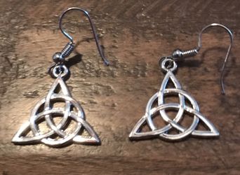 Silver earrings