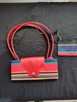 Multi Color 2 in 1  Mini Purse, Handbag