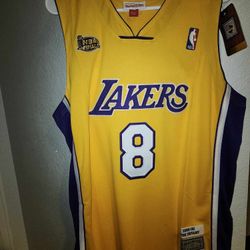 Kobe Bean Bryant Los Angeles Lakers Classic Basketball Championship Jersey XL 