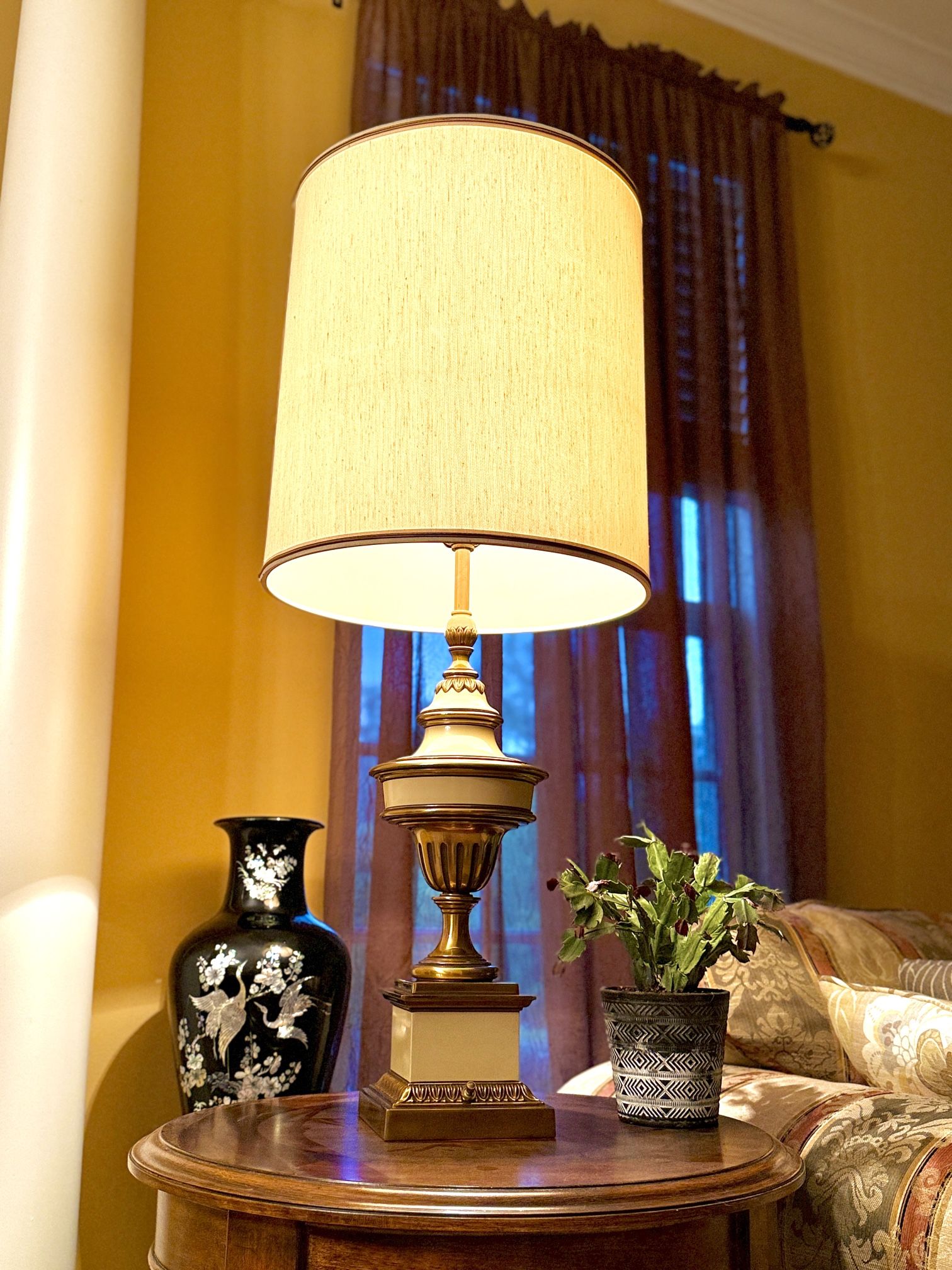 MCM Brass Stiffel Lamp