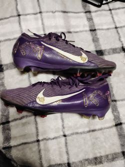 Size 10.5 Nike Vapor 16 Elite KM FG Kylian Mbappe Soccer Cleats FQ8683-500 Purple