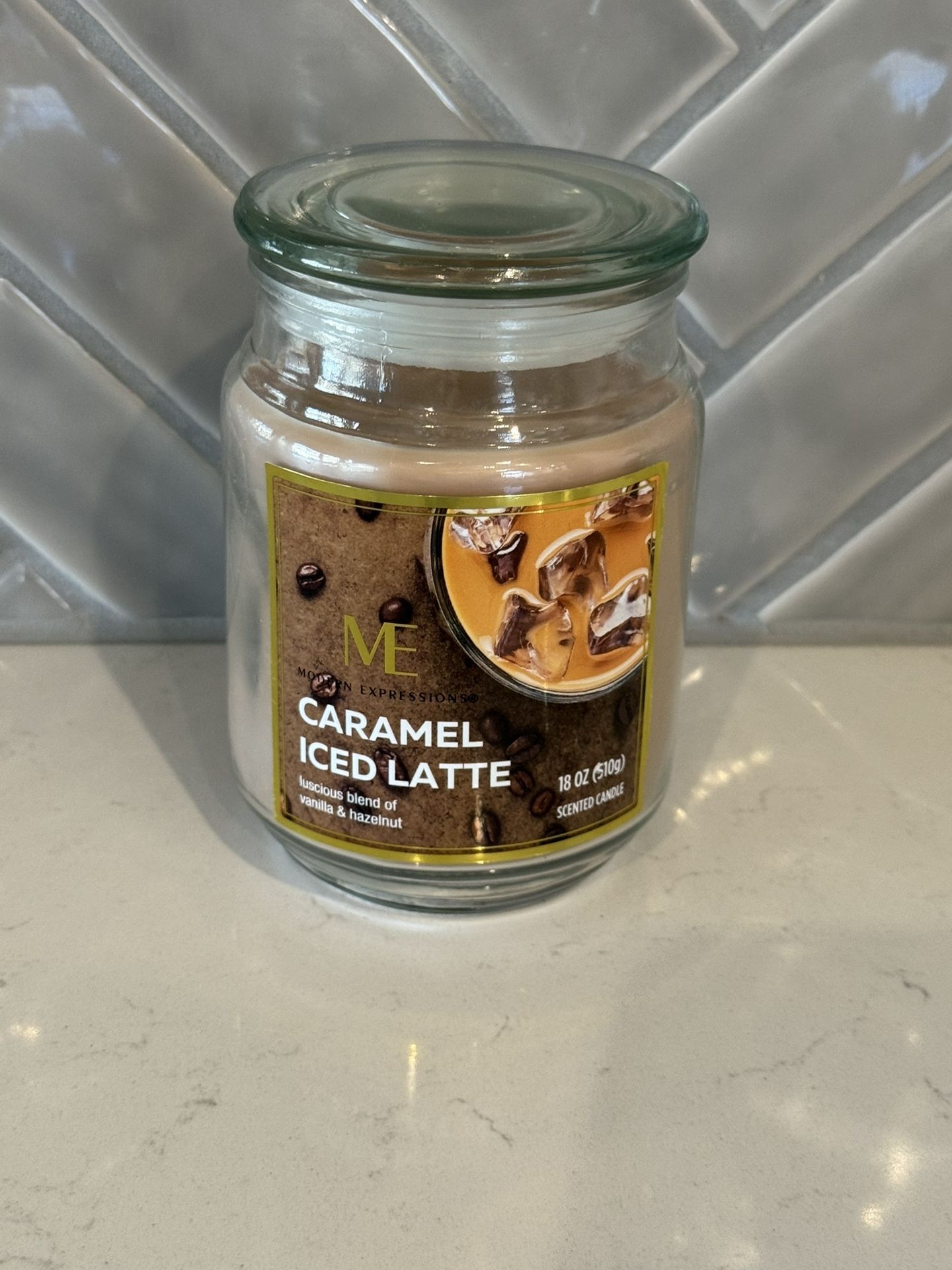 Caramel Iced Latte Candle New Was $10 Sale Now $7