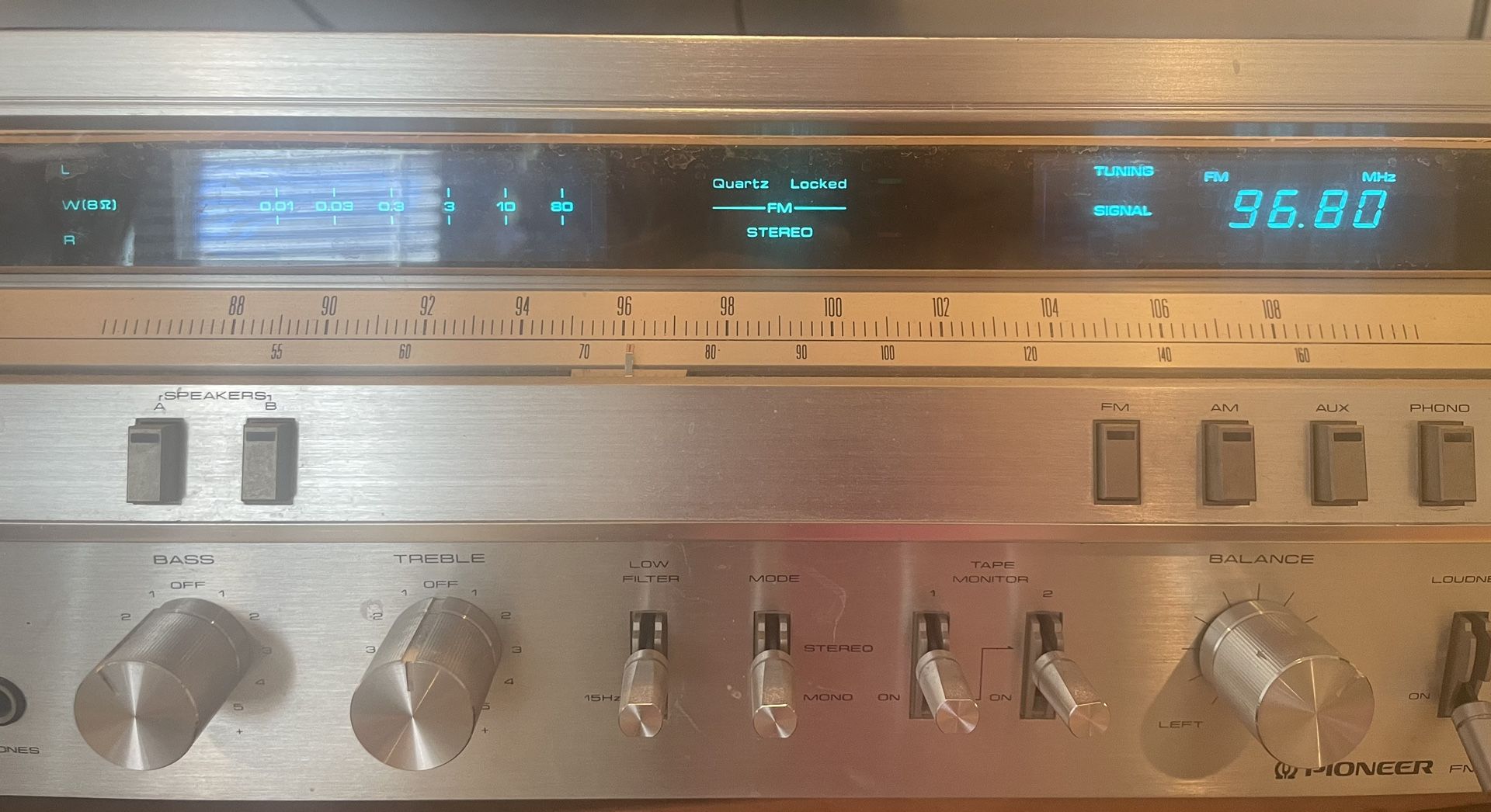 Vintage Pioneer SX-3800 Stereo Receiver