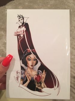 Snow White post card