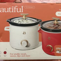BEAUTIFUL™ MINI SLOW COOKERS – SET OF 2 (NEW) 🍲✨