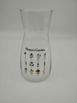 Glass vase.