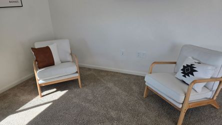 Mid-Century Modern Accent Chairs Set of 2