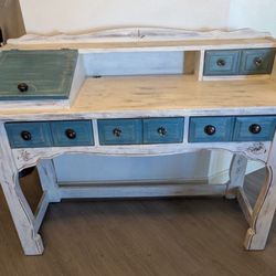 Solid wood, Desk farmhouse