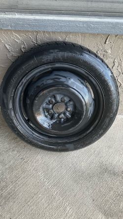 Like-New OEM Temporary Spare Tire & Wheel 5-Lug T135/70R16 100M