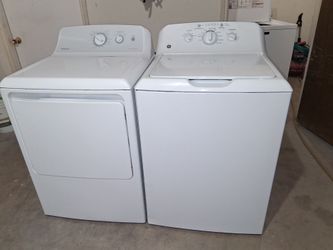 GE Washer and Hotpoint Dryer Set, W/Warranty
