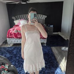 Vintage MISS ELAINE Nightgown Slip New Old Stock Size Small